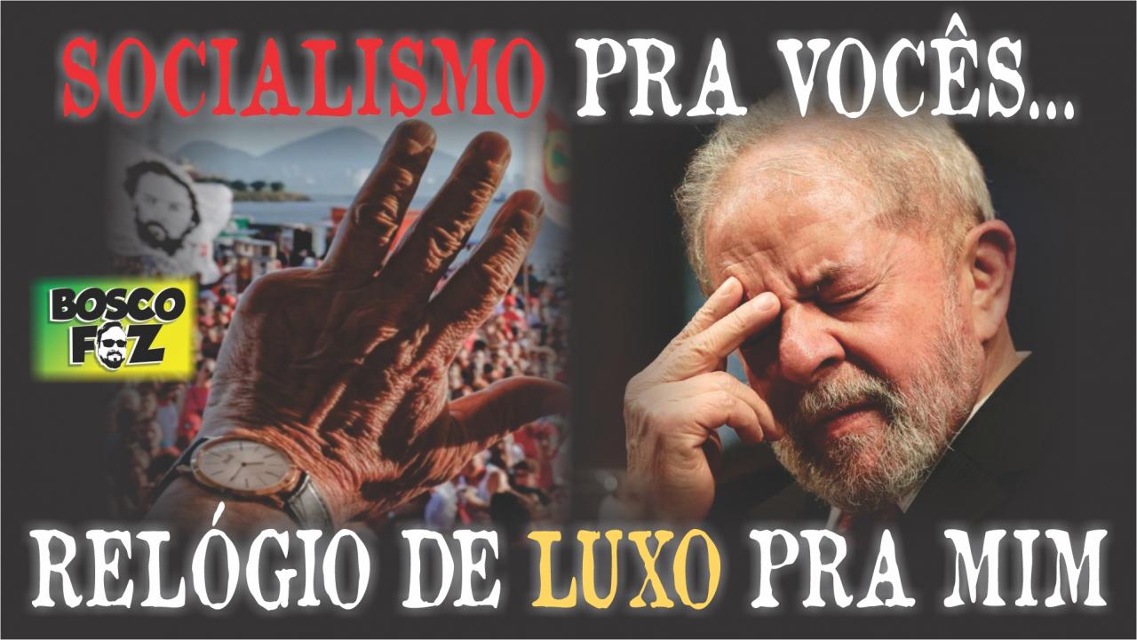 LULA OSTENTA RELÓGIO DE LUXO E PT TENTA OCULTAR (veja o vídeo)