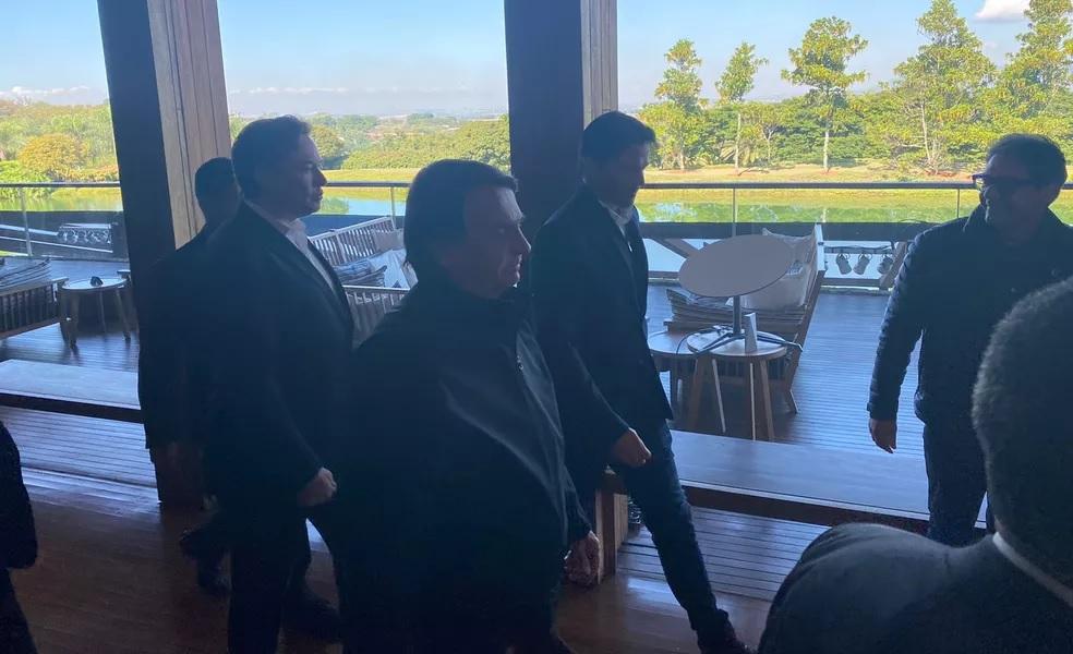 Elon Musk se encontra com o presidente Jair Bolsonaro
