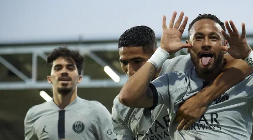 Neymar marca em vitória do PSG e dedica gol a Jô Soares: “beijo para o gordo”
