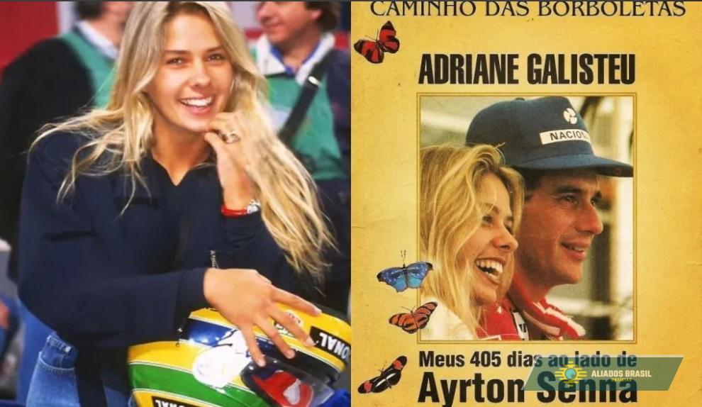 Buscas por livro de Adriane Galisteu crescem após minissérie “Senna”