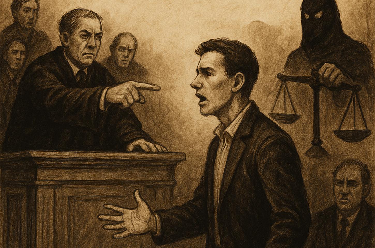 A injustiça do julgamento: quando discorda vira condenação
