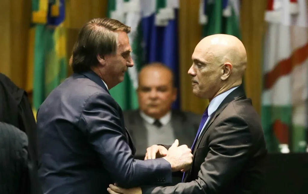 Como reagiu Bolsonaro ao saber que os EUA sancionaram Moraes