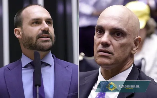 Eduardo Bolsonaro tenta excluir Barroso e Gilmar de sanções via ‘Magnitsky’