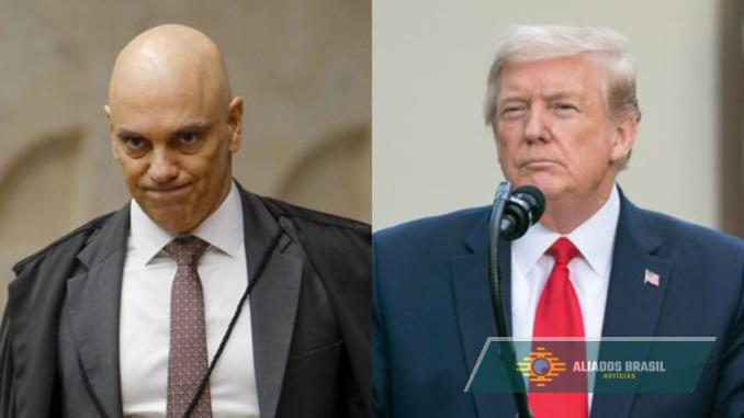 Governo Trump: presidente enviou carta impondo consequências a Moraes