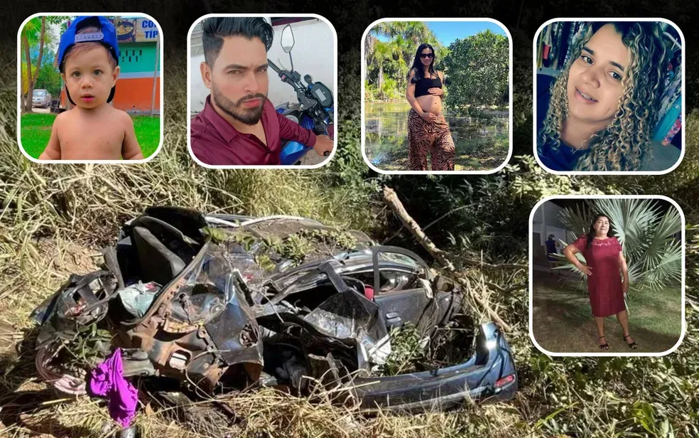 Menina de 2 anos é a única sobrevivente de grave acidente na BR-153