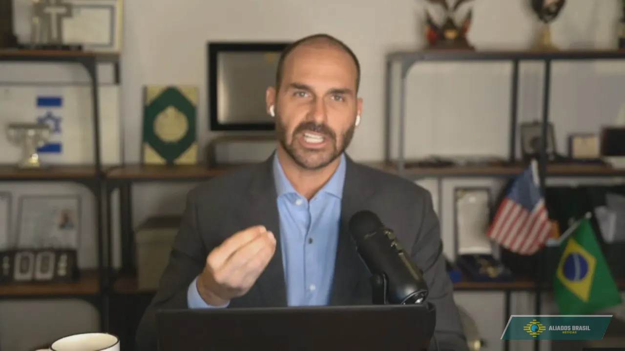 URGENTE: Eduardo Bolsonaro Anuncia que Não Renunciará ao Mandato de Deputado