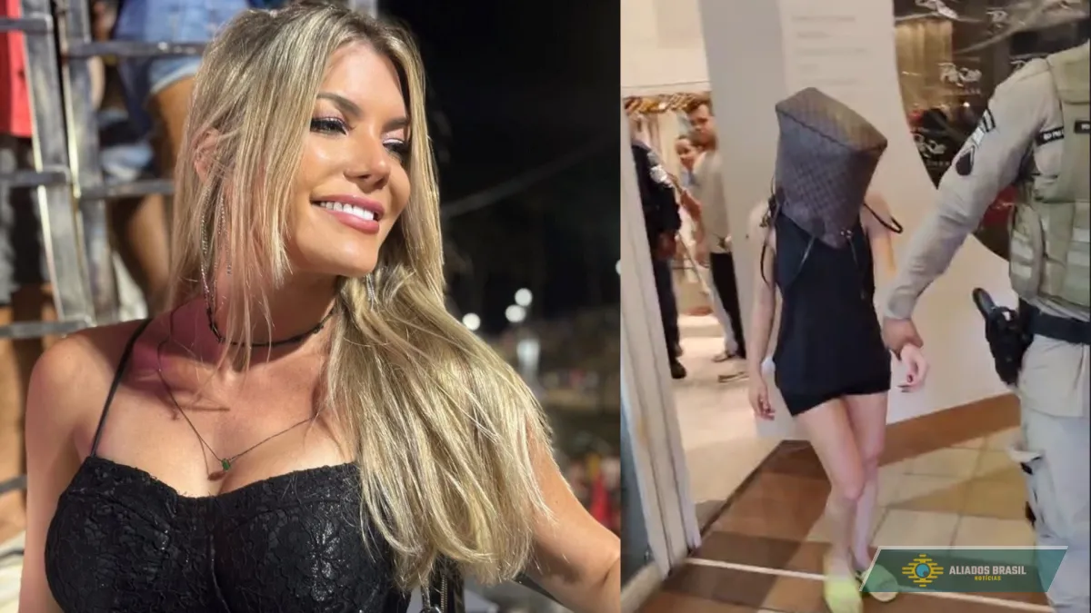 VÍDEO: Blogueira é presa acusada de furto em shopping de alto padrão em Salvador