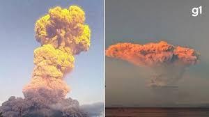 Vulcão entra em erupção na Indonésia pela 2ª vez em menos de um mês e expele cinzas a 18 km de altura; VÍDEO