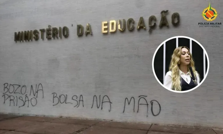 Alvo da PF por pichar prédio do MEC é assessor de Erika Hilton