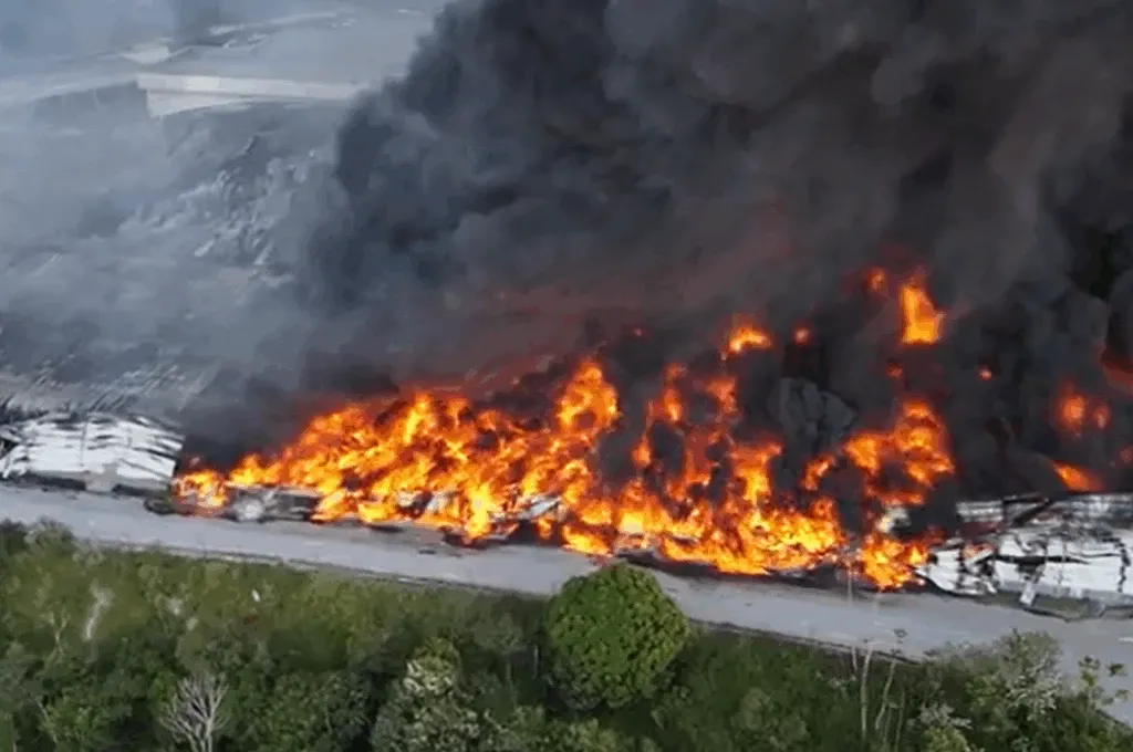 Incêndio na Effa Motors se espalha e atinge segunda fábrica em Manaus; grávida ficou ferida