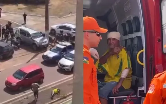 Idoso com camisa do Brasil é agredido por petista em RO