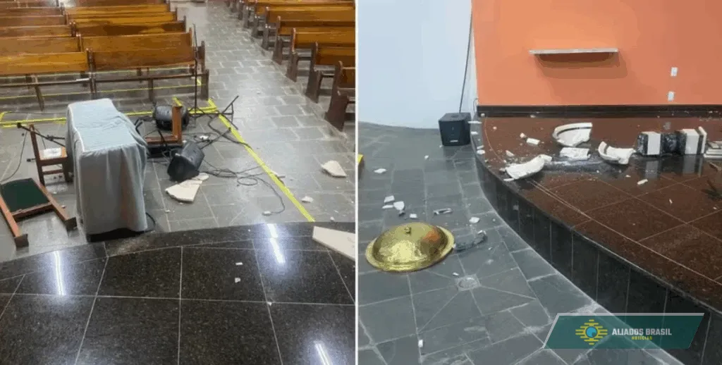 Médico é detido após invadir e vandalizar igreja em Campinas