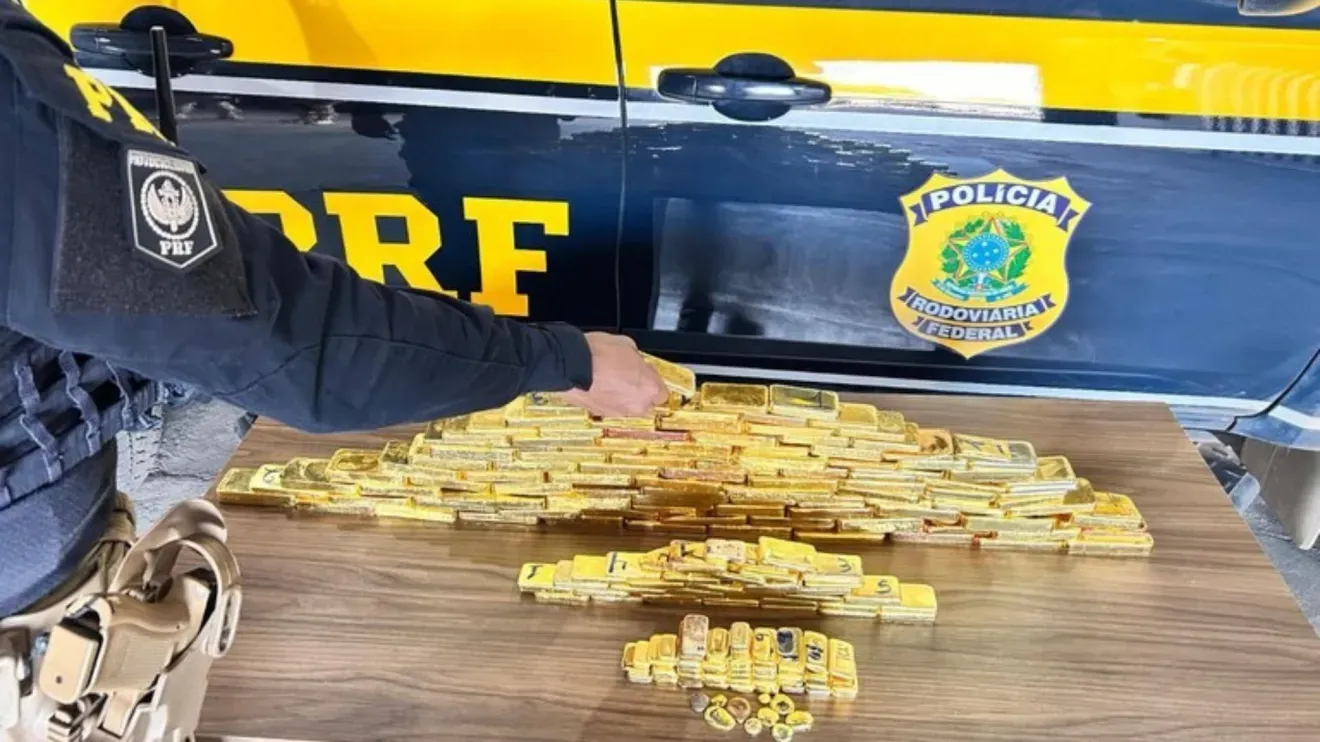 PRF fez duas maiores apreensões de ouro da história em menos de 48 horas