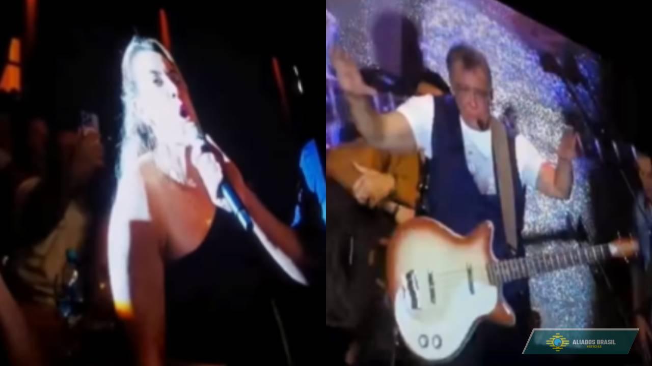 Senadora Soraya é vaiada em show do Roupa Nova em Campo Grande