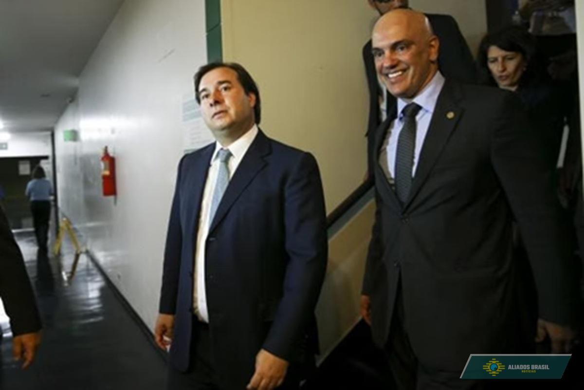 STF aciona Rodrigo Maia para contornar sanção de Trump a Moraes