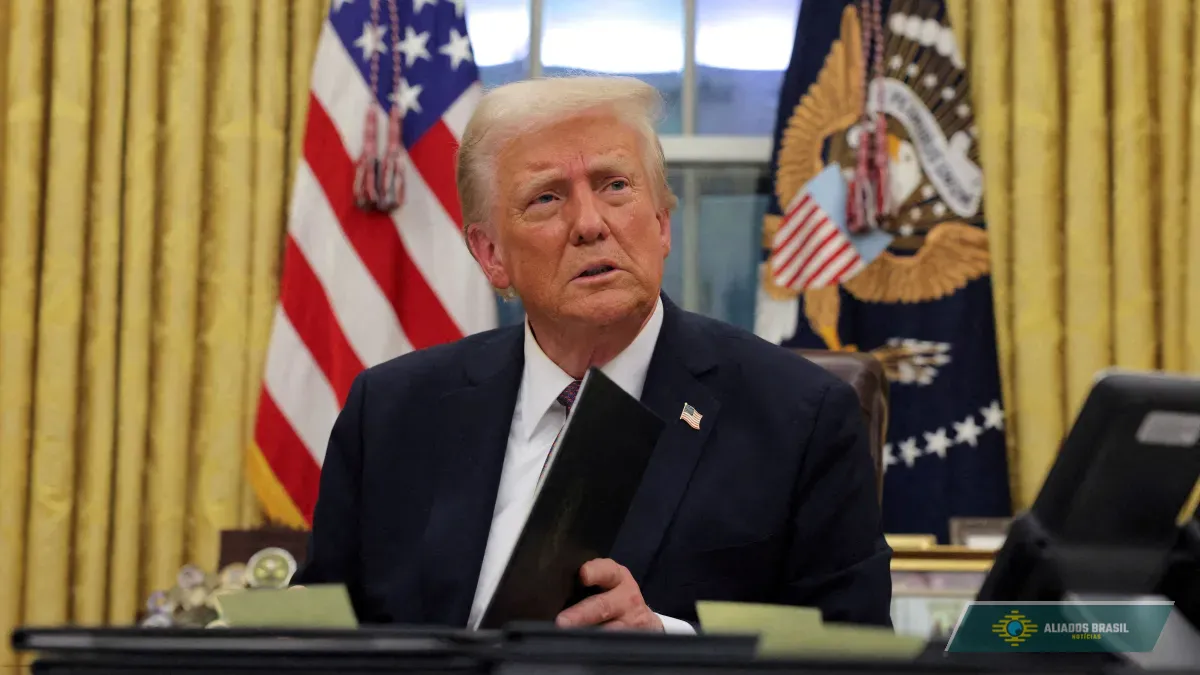 Trump anuncia pacote histórico de medidas internas e externas em coletiva na Casa Branca