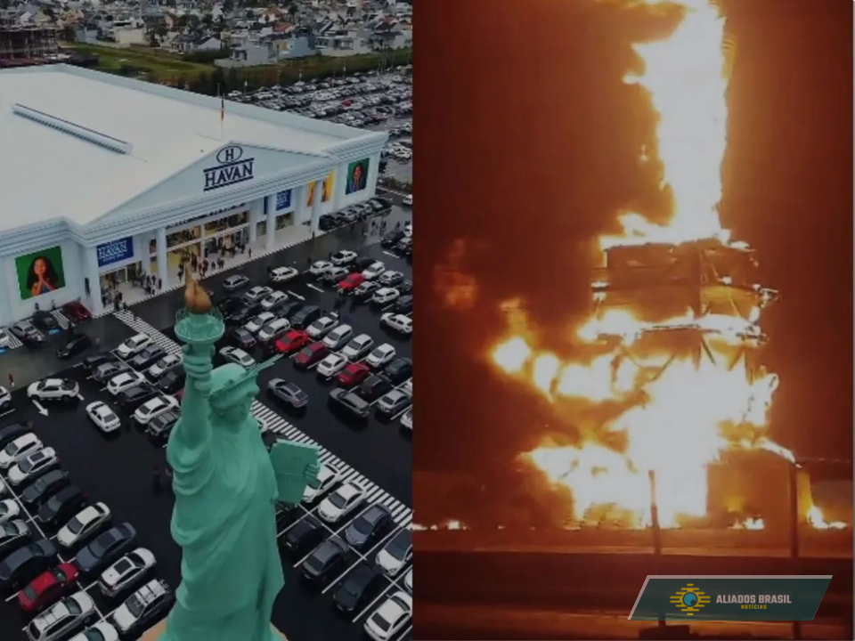 Ex-ator global celebra incêndio criminoso contra Havan e gera revolta: “Que essa cafonice queime e nazista morra”