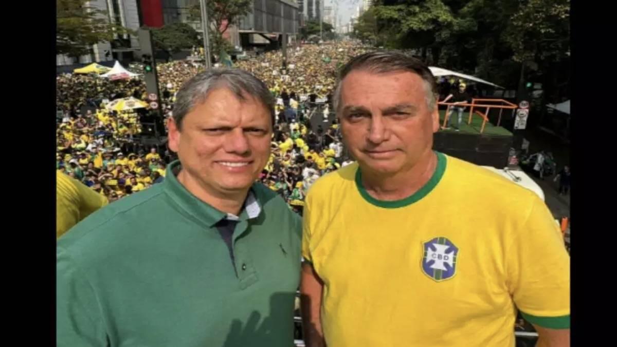 Bolsonaro pede autorização ao STF para receber Tarcísio “na data mais breve possível”
