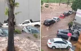 Chuva forte provoca estragos no sudoeste de Goiás