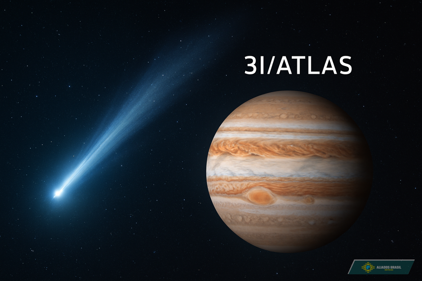 Cientistas são surpreendidos por 3IAtlas ao se aproximar perigosamente de Júpiter