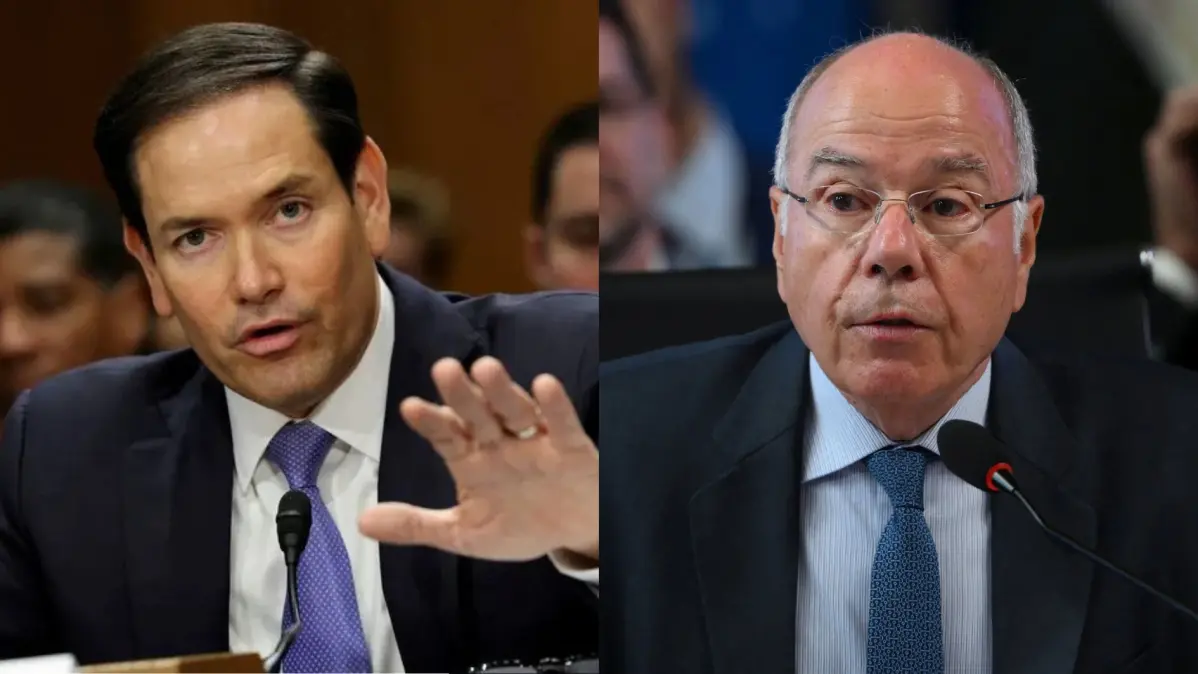 Marco Rubio recebe Mauro Vieira em Washington para tratar sobre tarifaço