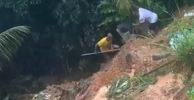 Desabamento de casa, inundação e deslizamento de barranco: chuva deixa Salvador em estado de atenção