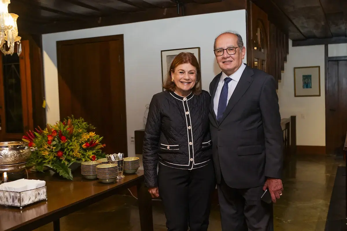 Gilmar Mendes e Guiomar anunciam o fim do casamento de 18 anos
