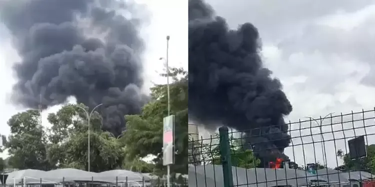 Incêndio é registrado nas imediações do Aeroporto Internacional de Belém