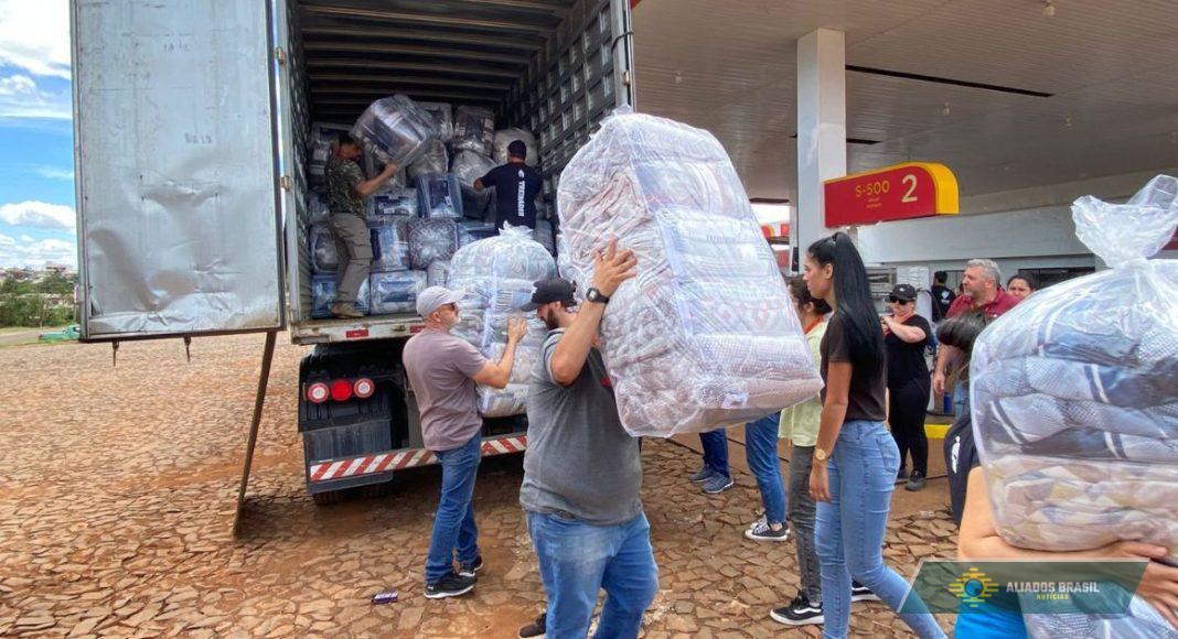Luciano Hang envia doações a cidade destruída por tornado no Paraná