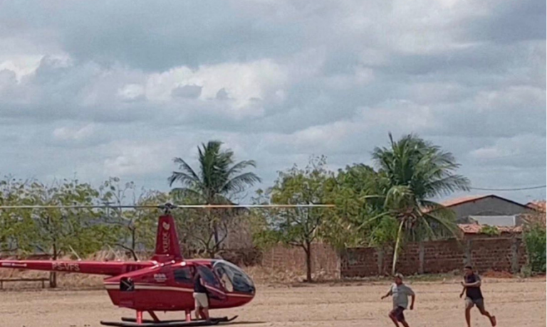 Passageiros de Helicóptero São Assaltados Após Pouso de Emergência no Interior do Ceará