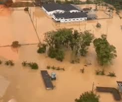 Seis cidades de SC decretam emergência após chuvas deixarem casas debaixo d'água; VÍDEO