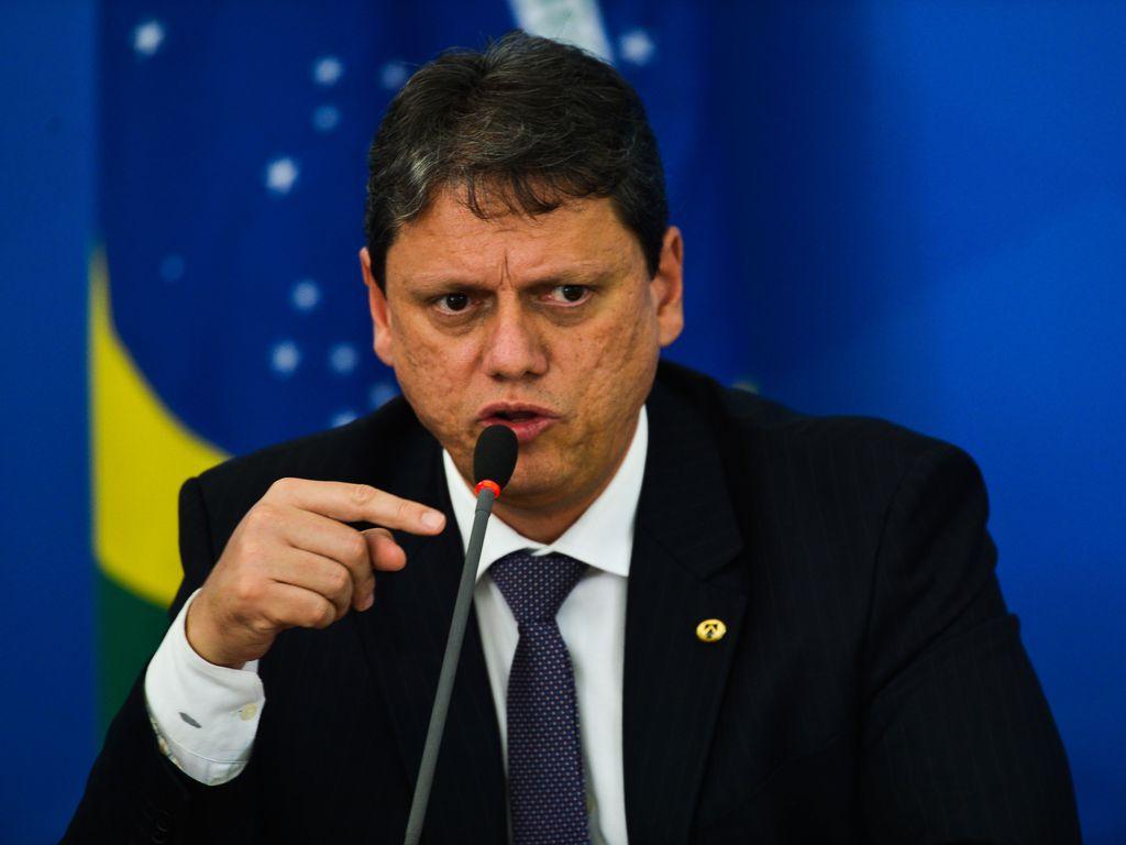 Tarcísio fala como candidato à presidência