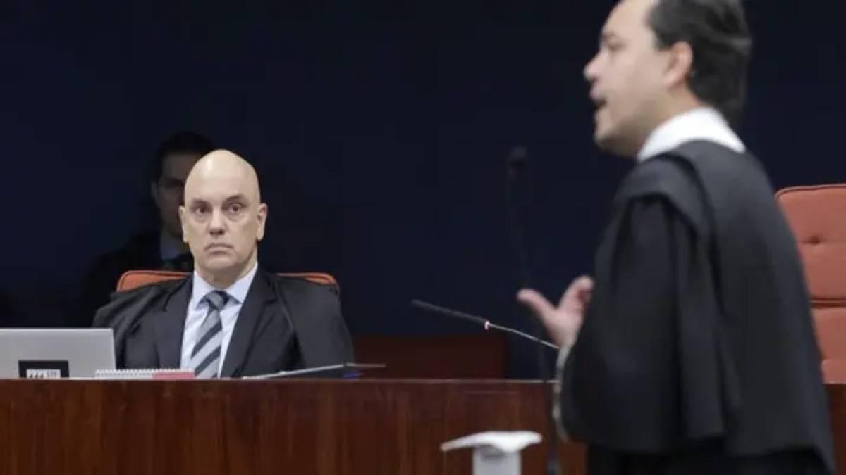 Vídeo: Moraes cobra foto de réu, e defesa pede suspensão de julgamento no STF