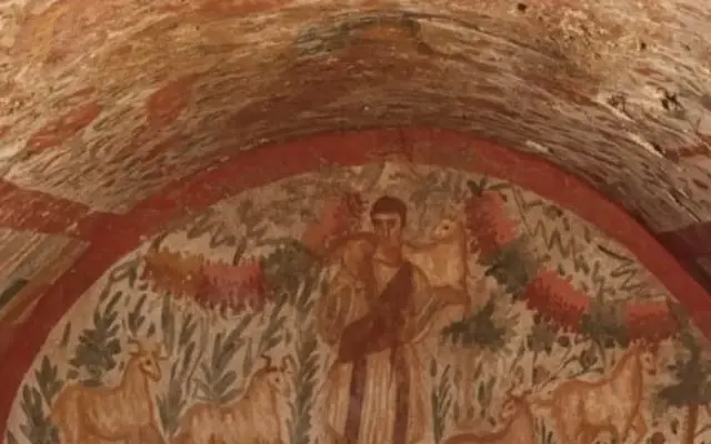 Arqueólogos acham imagem rara de Jesus jovem e sem barba