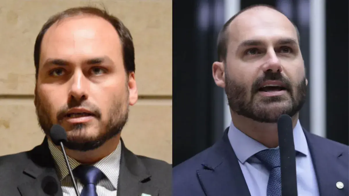 Eduardo e Carlos reagem a críticas de Michelle ao apoio do PL a Ciro Gomes