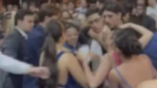 Festa de formatura em escola de elite termina em pancadaria após música com conteúdo sexual