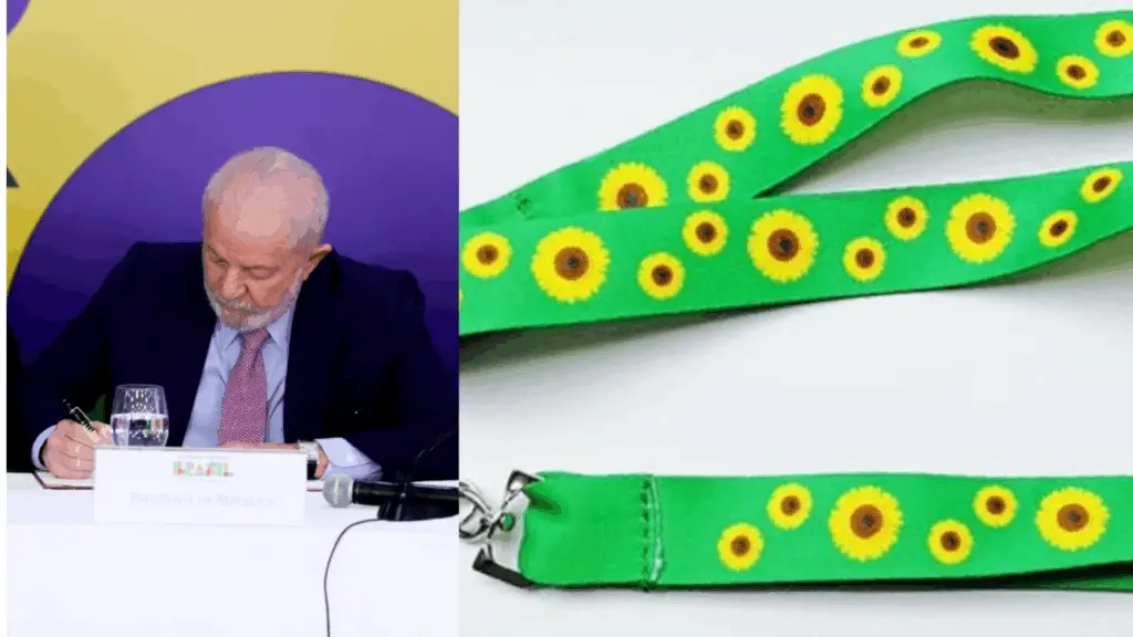 Lula veta distribuição de cordão com girassóis no SUS