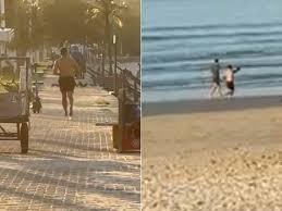 Militar do Exército reage a assalto, persegue e mata homem à beira-mar no litoral de SP; VÍDEO