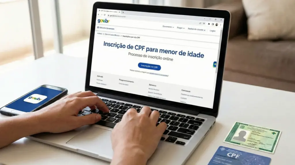 Como tirar o CPF para menores de idade pelo Gov.br e fazer tudo de forma digital
