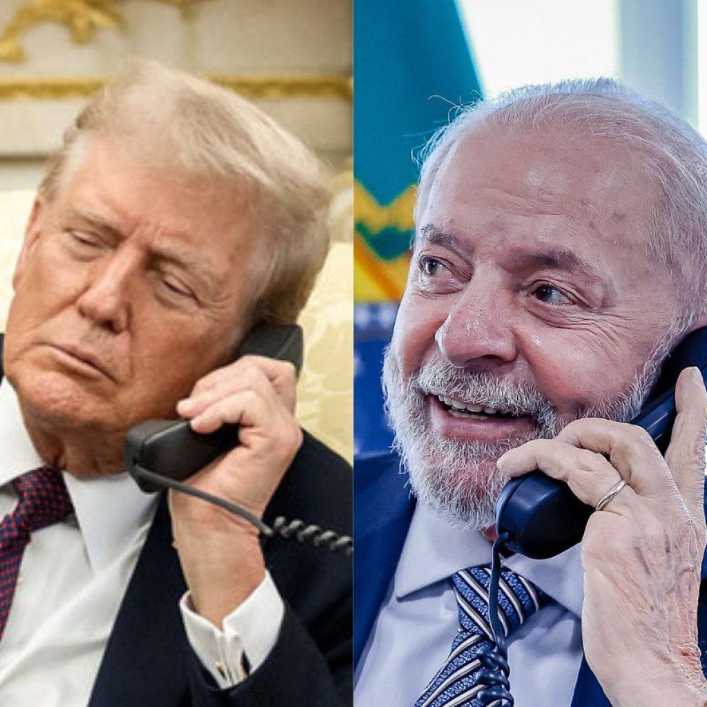 Em conversa com Trump, Lula confirma viagem a Washington