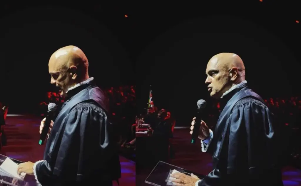 ‘Já fiz o que tinha que fazer’, diz Moraes na USP após transferir Bolsonaro