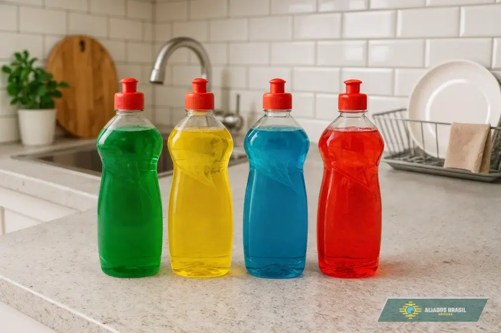 Louça, banheiro, azulejo: para que serve cada cor do detergente líquido?