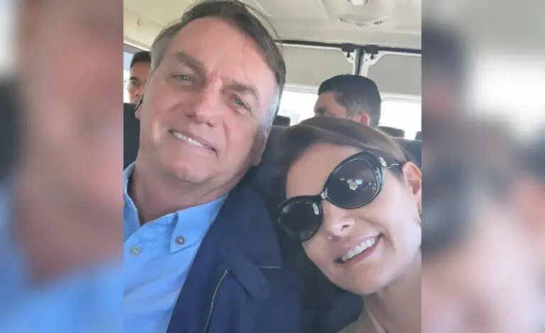 Michelle diz que Bolsonaro segue com dificuldades de equilíbrio