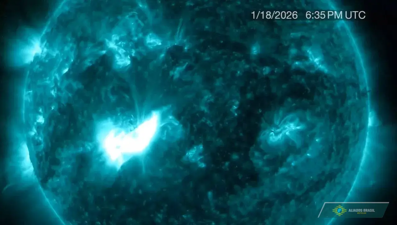 Nasa divulga vídeo de poderosa erupção solar que gerou alerta no mundo