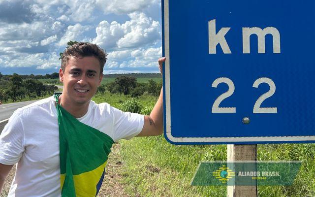 Nikolas divulga carta e explica motivo de caminhada até Brasília