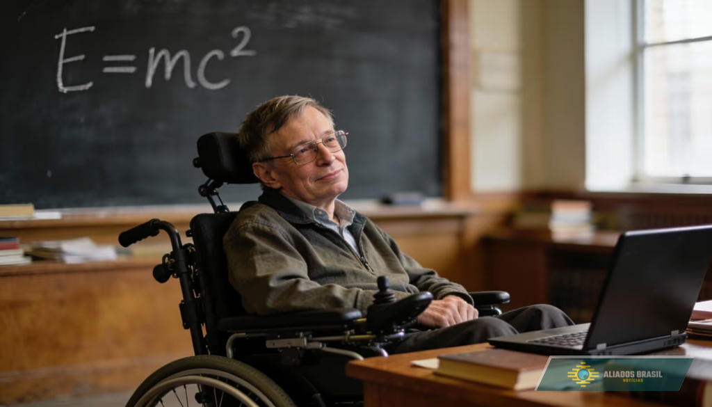 Stephen Hawking: “Por mais difícil que a vida possa parecer, sempre há algo que você pode fazer e ter sucesso.”
