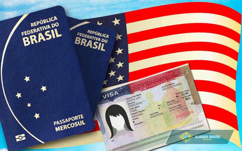 URGENTE: EUA suspende emissão de visto para o Brasil e mais 74 países, diz TV