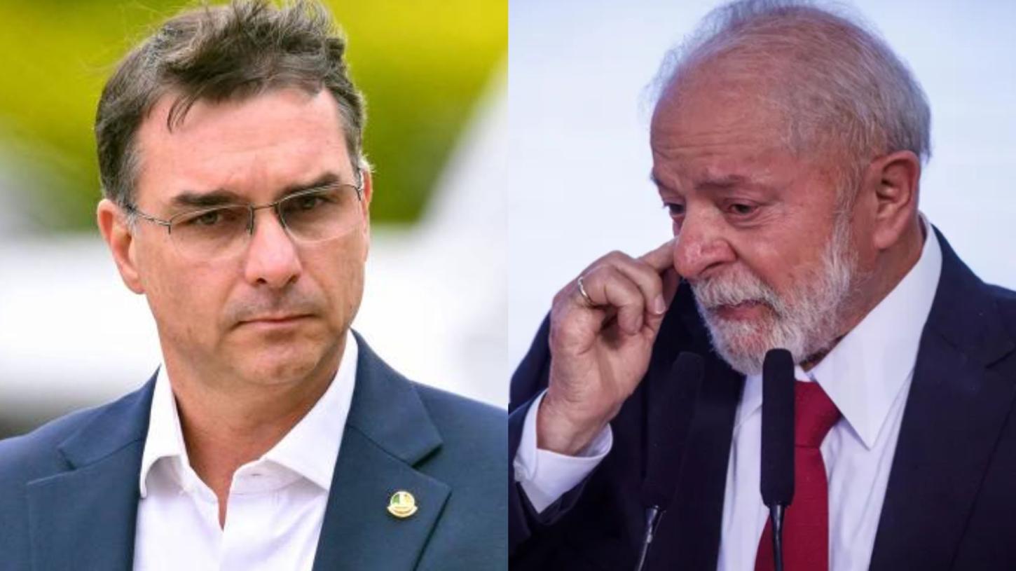 Com maior desaprovação, Lula aparece atrás de Flávio Bolsonaro em pesquisa