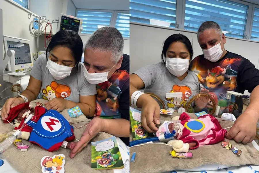 Mãe com doença autoimune dá à luz bebê com peso de uma lata de refri