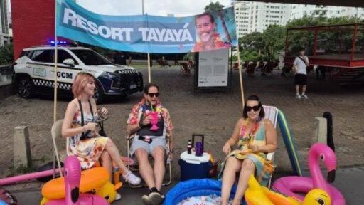 Manifestantes fazem “prainha do Tayayá” no Masp e intensificam críticas a Toffoli
